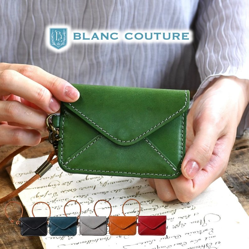 护照套 信封式 薄型 复古皮革 皮革 - 名片夹/名片盒 - 真皮 黑色