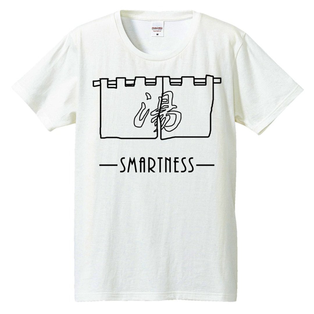 T-shirt / Smartness (public bath) - 男装上衣/T 恤 - 棉 白色