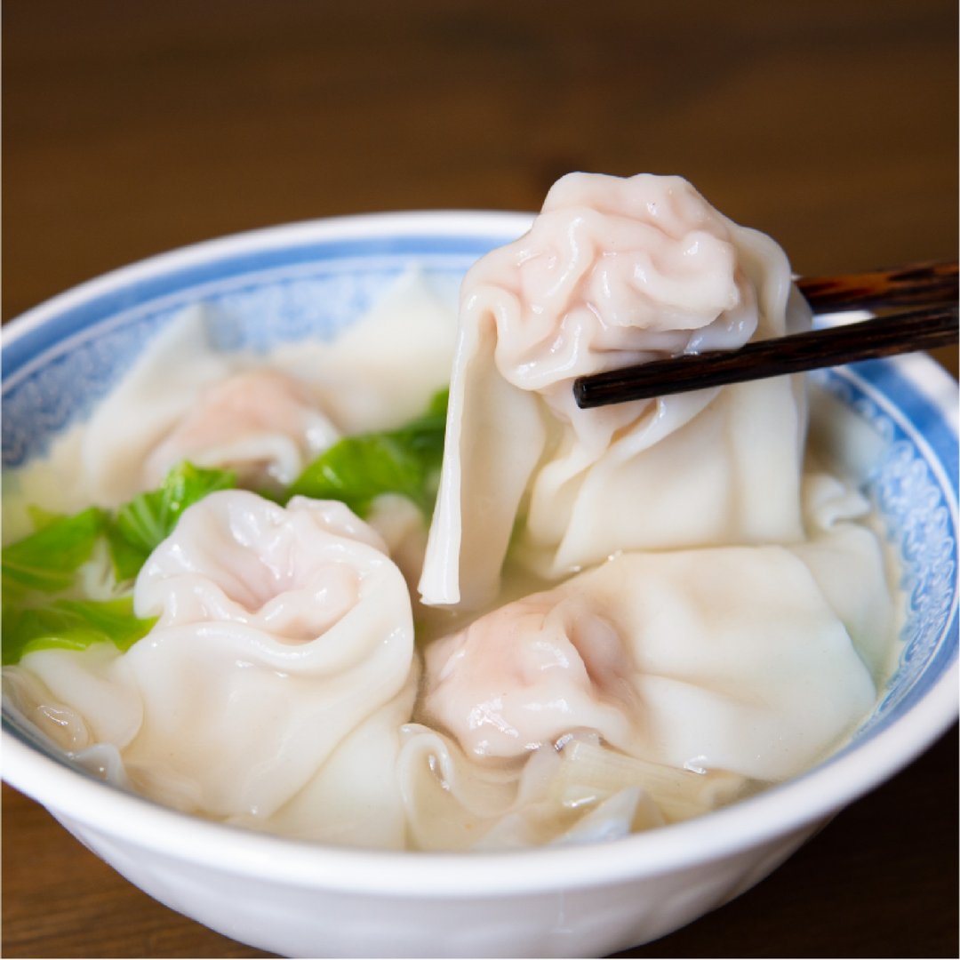 一口小馄饨│30入│小巧口感佳 做汤做抄手都好吃 - 熟食小吃 - 新鲜食材 白色