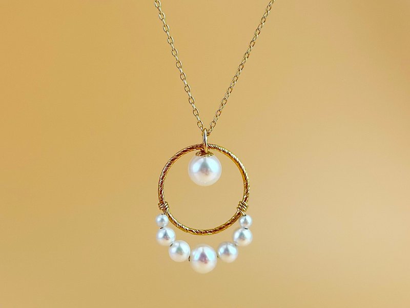 凡尔赛项链 天然淡水珍珠14KGF 独立自然原创 派对必备 新年礼物 - 项链 - 珍珠 