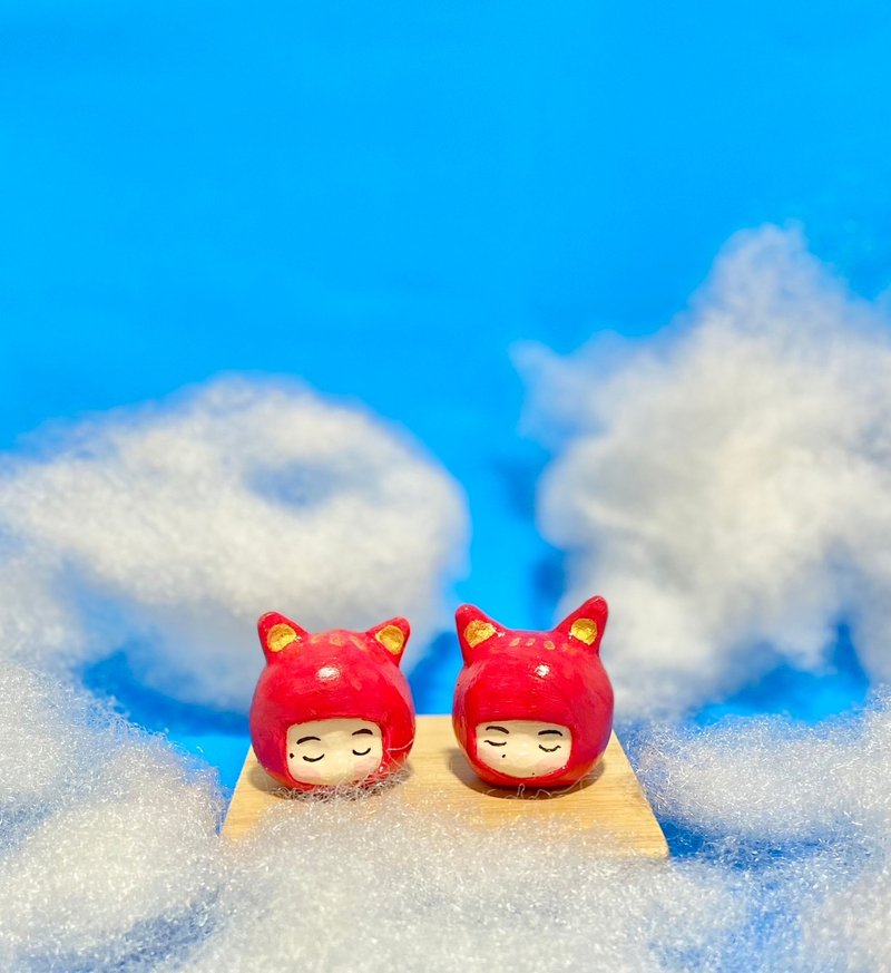 可爱头像大男孩，手工黏土，手工艺 - 花瓶/陶器 - 陶 