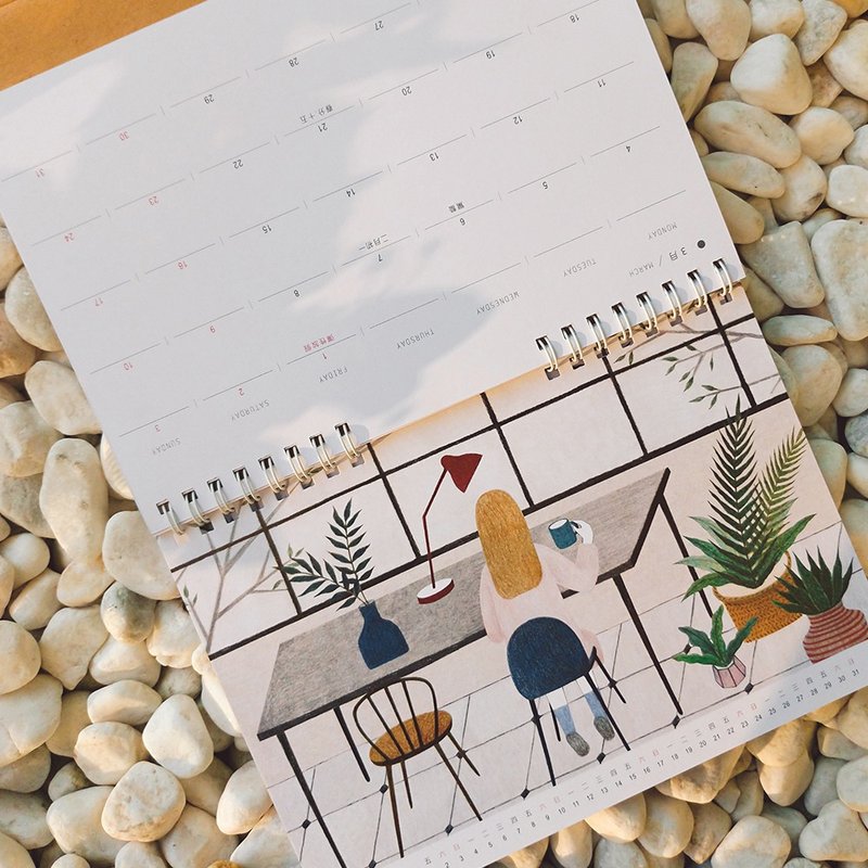 2019桌历/年历 - 年历/台历 - 纸 