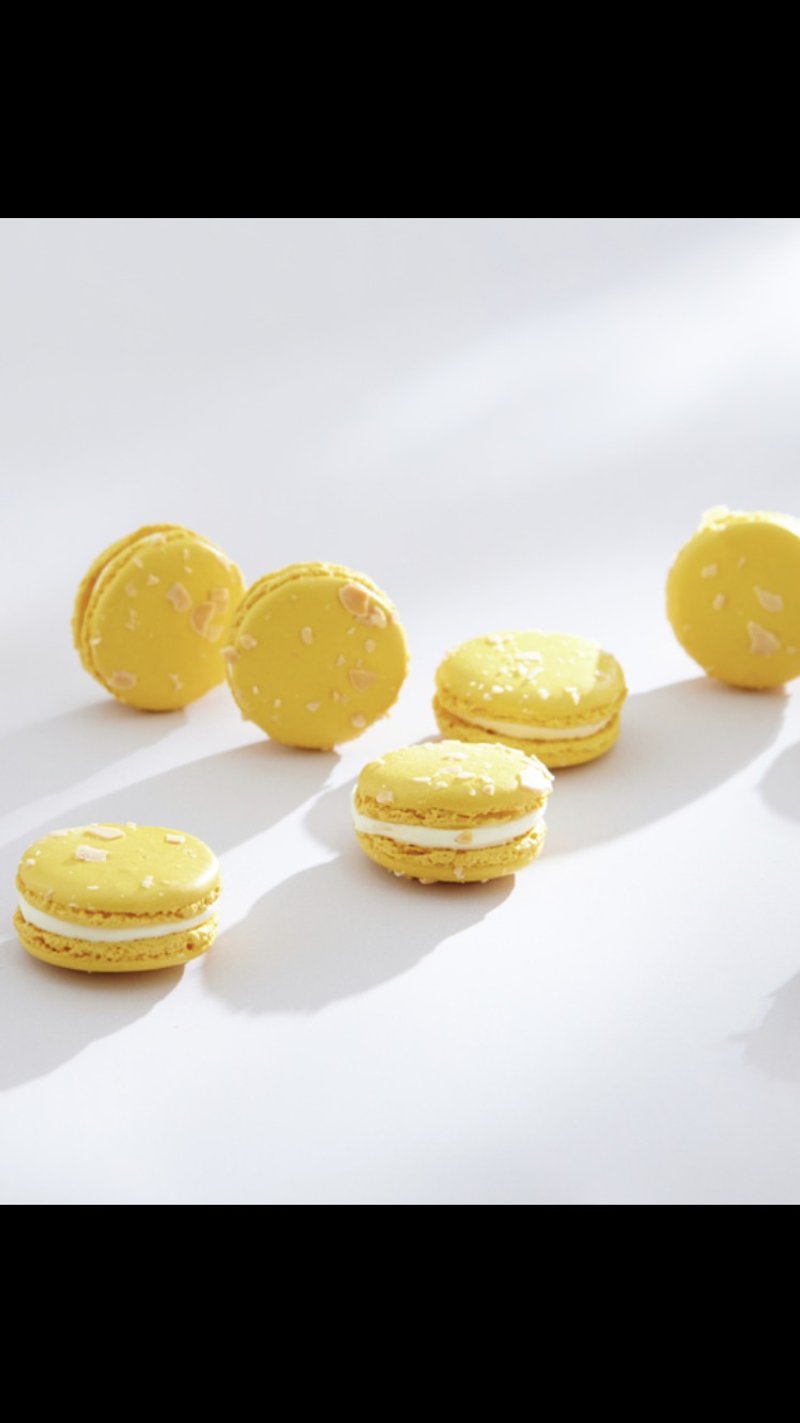 HERSTON【 黄 柠 檬 Citron 】1入马卡龙 - 蛋糕/甜点 - 其他材质 黄色