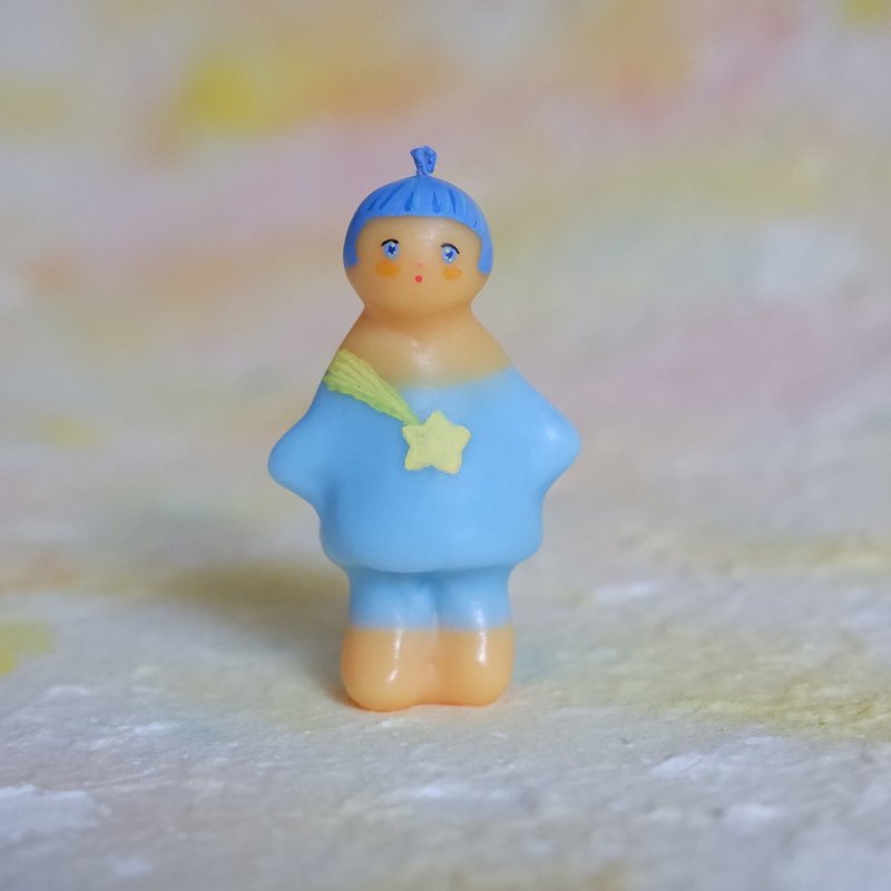 小宝宝 手工香薰蜡烛 蓝色流星宝宝 - 蜡烛/烛台 - 蜡 