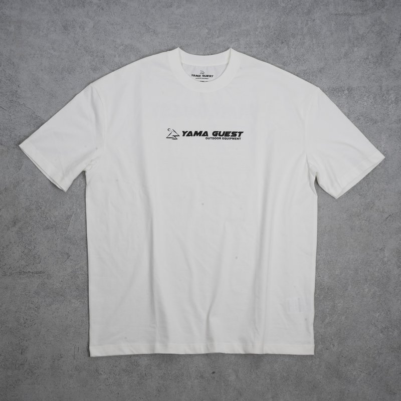 【功能 x 山系美学】ST01 - YamaGuest T恤 (白色) - 中性连帽卫衣/T 恤 - 尼龙 白色