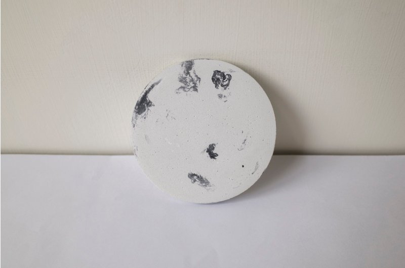 无所视室│ 行星渲染水泥杯垫 - 杯垫 - 水泥 白色