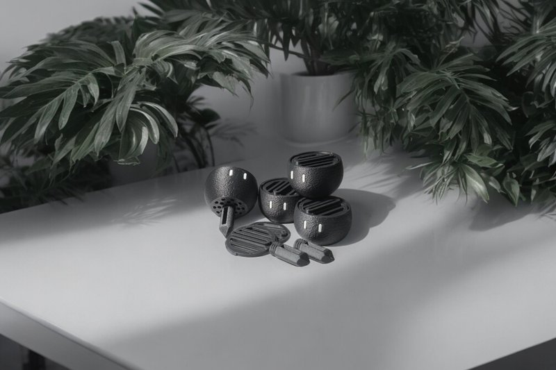 Emoo肥料盒 - 植栽/盆栽 - 塑料 黑色