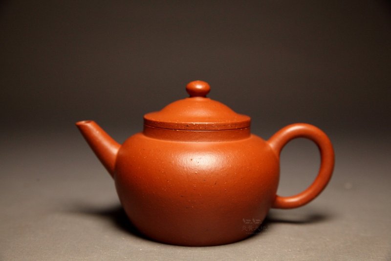【笠帽】炎黄大地艺术 胖老板 龙山堂 传统手工 小煤窑老朱泥 16 - 茶具/茶杯 - 陶 红色