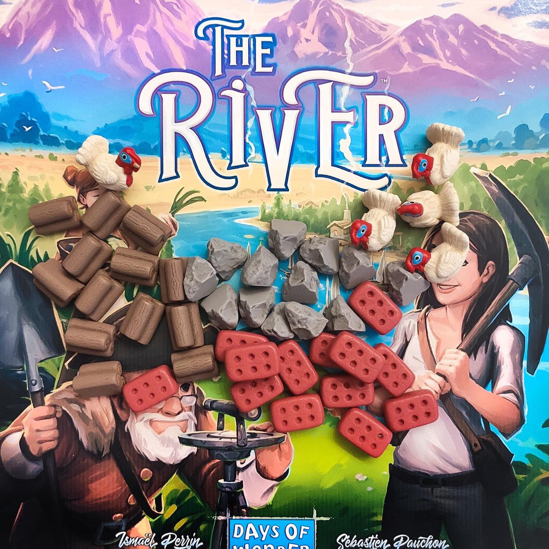 与 The River 棋盘游戏兼容的豪华资源代币 - 桌游/玩具 - 其他材质 