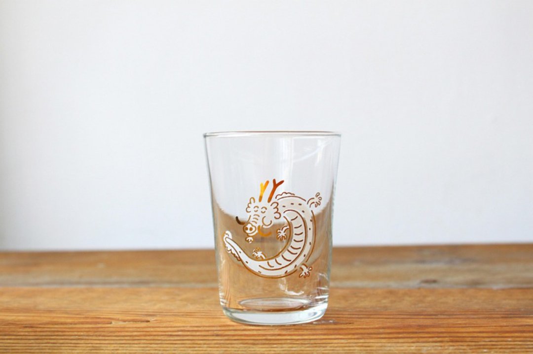 【+t企划】13生肖杯-龙 - 玻璃杯 - 玻璃 透明