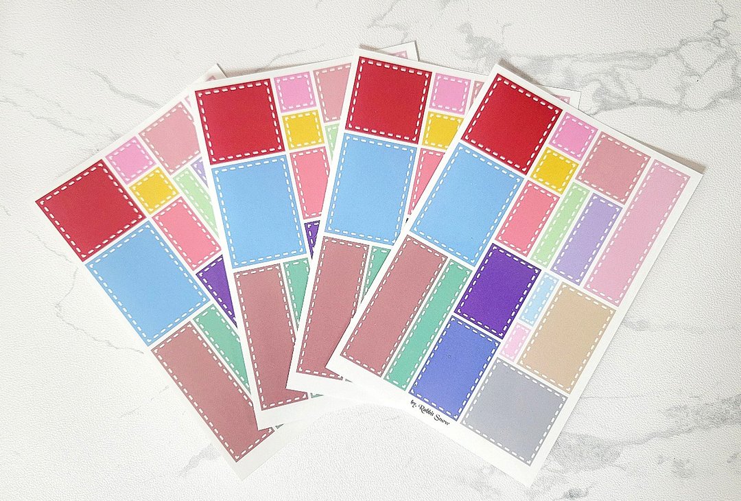 方形贴纸 - 贴纸 - 其他材质 