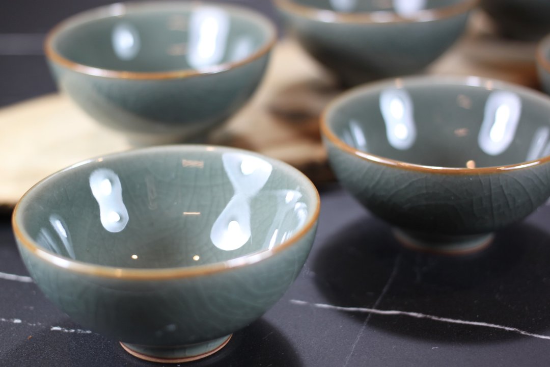 【我爱妈妈】深色哥窑 冰裂纹 圆满茶杯 名家叶敏祥作品 - 茶具/茶杯 - 瓷 