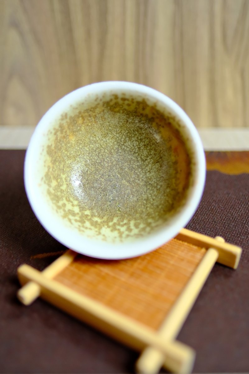 柴烧茶杯 - 落灰志野茶杯 - 陶艺 - 陶 