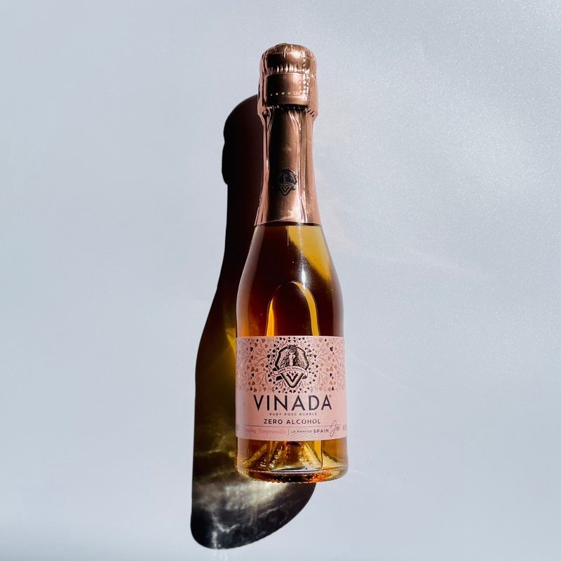 VINADA 薇娜妲 田帕尼优 无酒精气泡酒 葡萄纯酿气泡 VEGAN 200ML - 其他 - 玻璃 粉红色