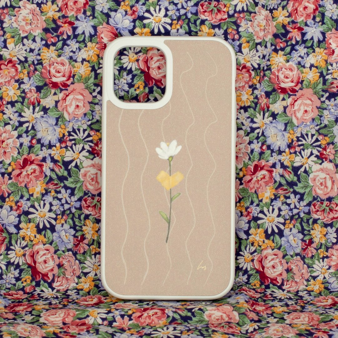 花开的季节/ 犀牛盾-防摔 iPhone15/14/13/12/11/pro手机壳 - 手机壳/手机套 - 塑料 卡其色