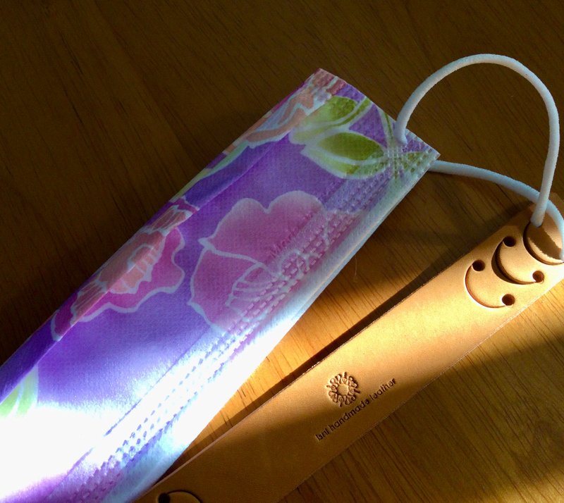 isni  快速出货 /可调5段尺寸 防疫口罩 减压带 - 卷线器/电线收纳 - 真皮 咖啡色