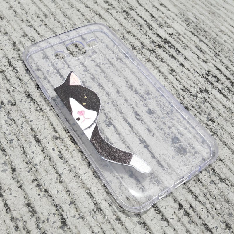 【爱吃痣奔驰猫】 Iphone / Android 各种型号订制 - 手机壳/手机套 - 塑料 透明