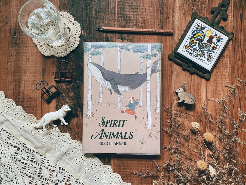 迪梦奇 Spirit Animals 2022时效周志 鲸鱼 - 笔记本/手帐 - 纸 多色