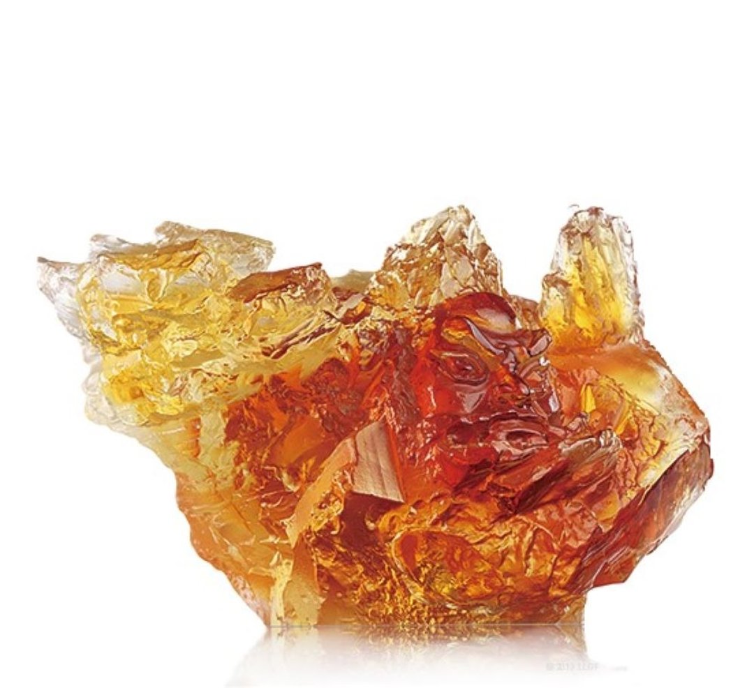琉璃工房  LIVING  合 天龙观 - 摆饰 - 玻璃 橘色