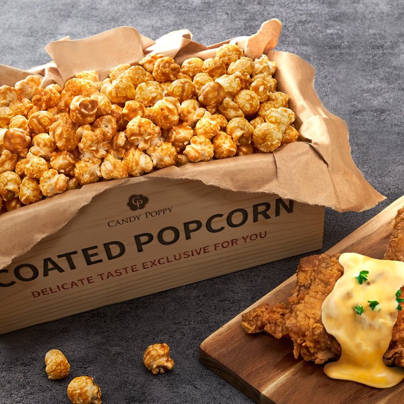 【蜡笔小新售完不补】CANDY POPPY菓糖爆米花 | 起司炸鸡风味 - 零食/点心 - 其他材质 黄色