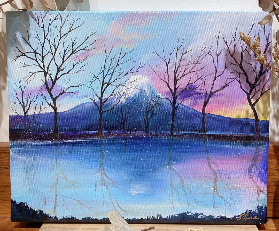 压克力绘画课程-寻梦富士 - 插画/绘画/写字 - 棉．麻 