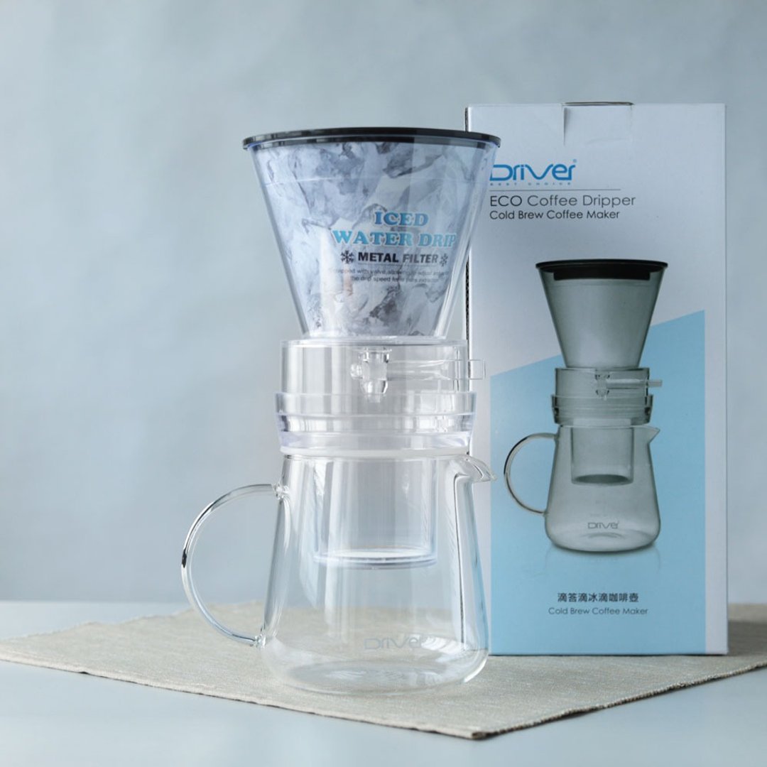 【福利品 5 折起】Driver 滴答滴冰滴咖啡壶600ml－盛水上座微瑕 - 咖啡壶/周边 - 玻璃 透明