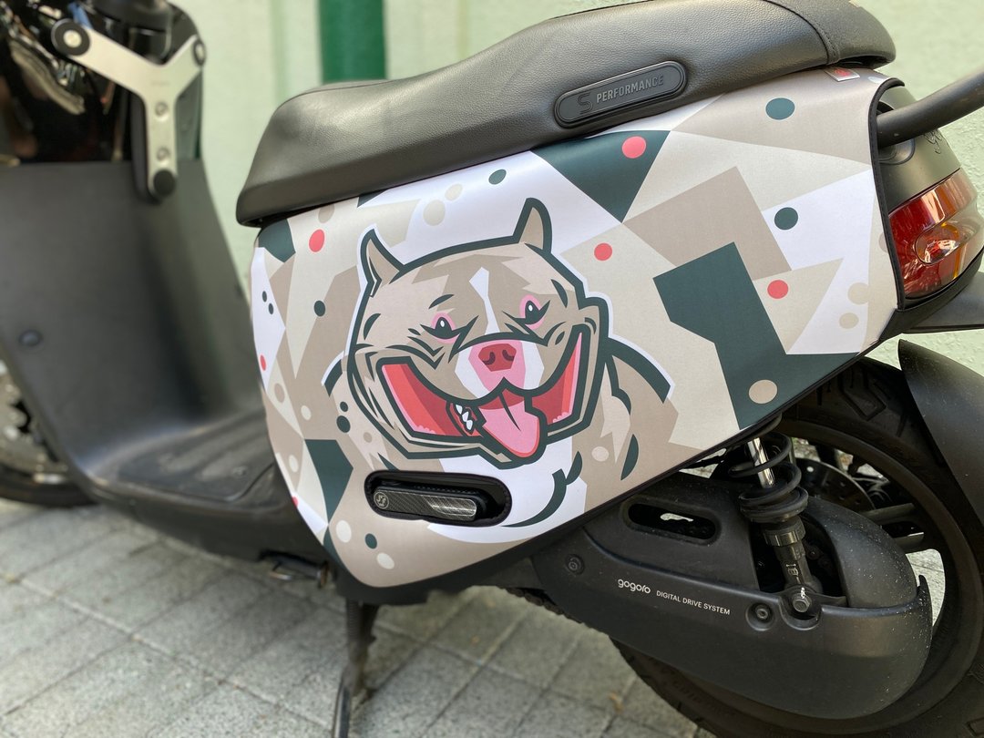 恶霸犬(奶油) gogoro系列车套 防刮车套 - 其他 - 聚酯纤维 