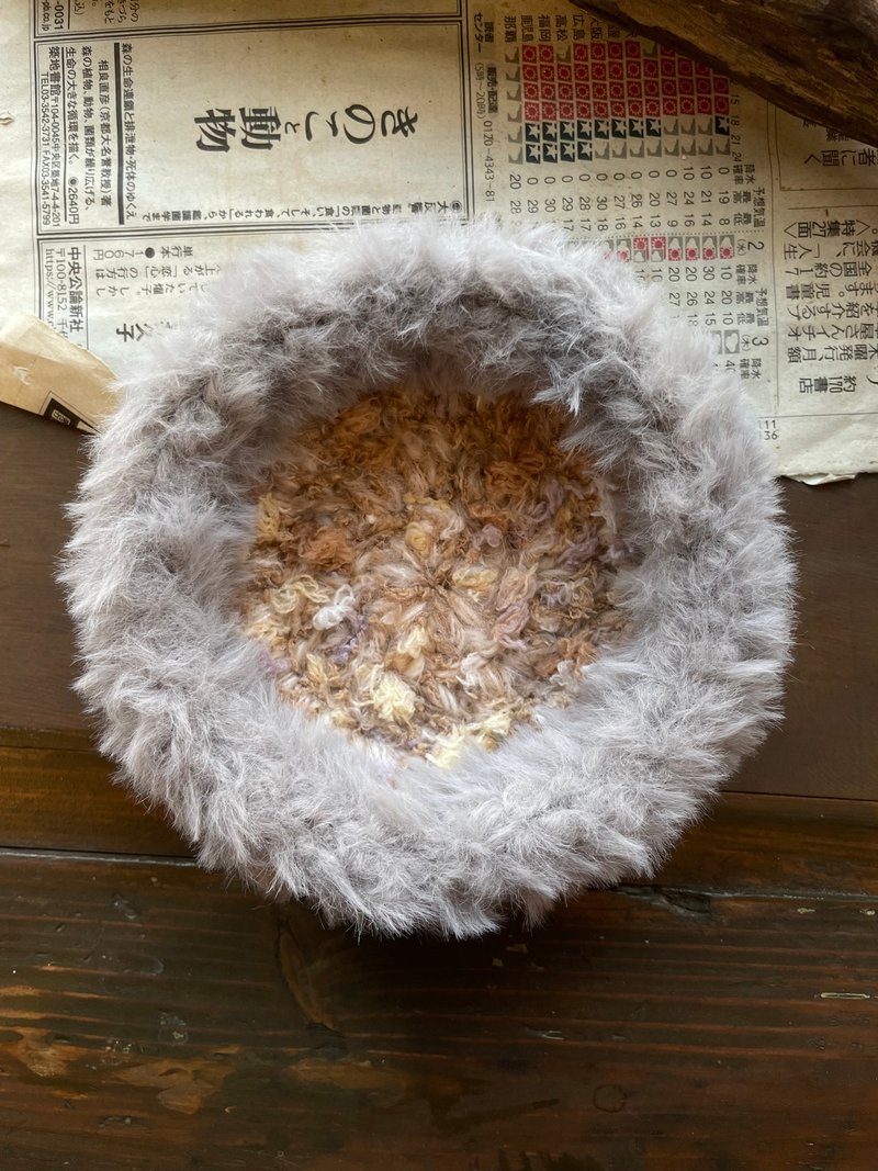 矿窝/置物篮-霜降2 - 摆饰 - 羊毛 灰色