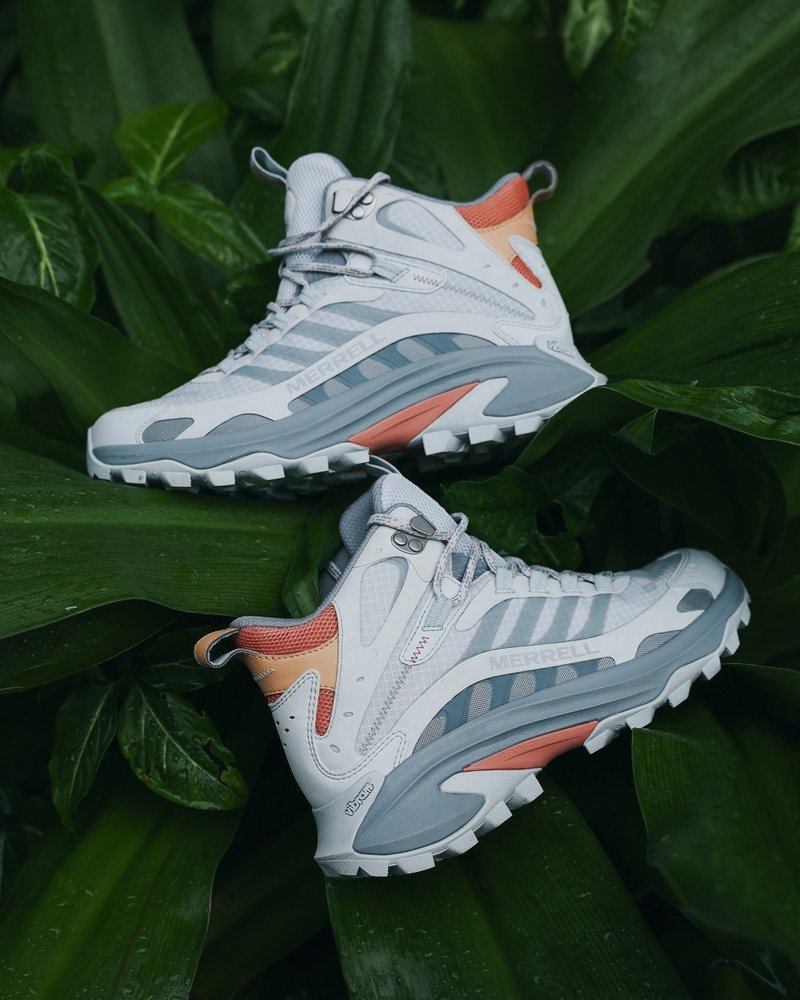 MERRELL(女)MOAB SPEED 2 MID GTX防水中筒登山健行鞋 女鞋-粉雾 - 女款运动鞋/球鞋 - 防水材质 