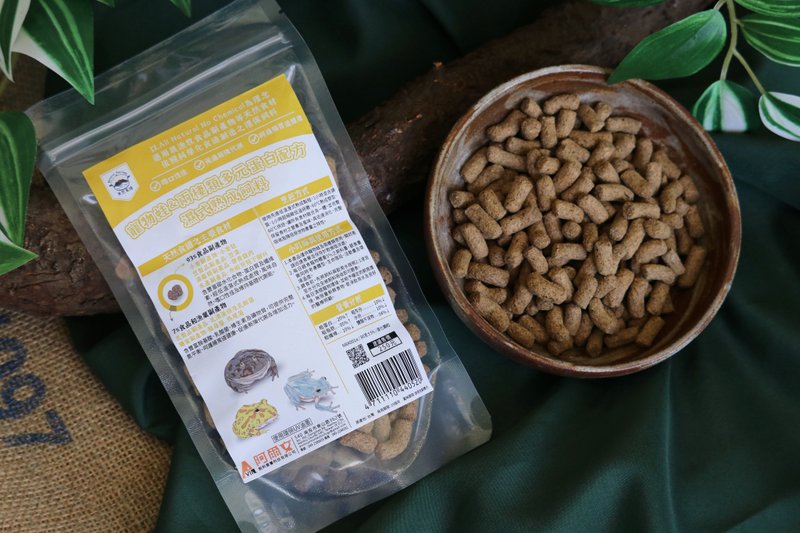 【天然食谱】宠物蛙&两栖类多元蛋白配方湿式熟成饲料 80G - 其他 - 其他材质 黄色