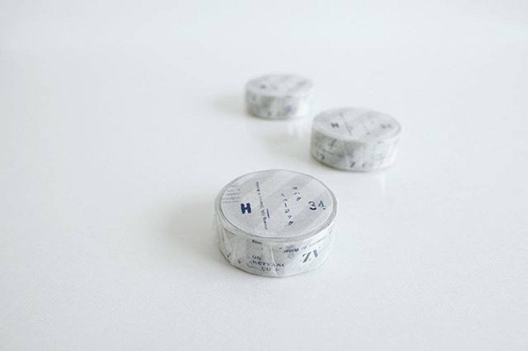 YOHAKU纸胶带 Y-051 手帐素材 手帐 手作  日本文具 - 纸胶带 - 纸 白色