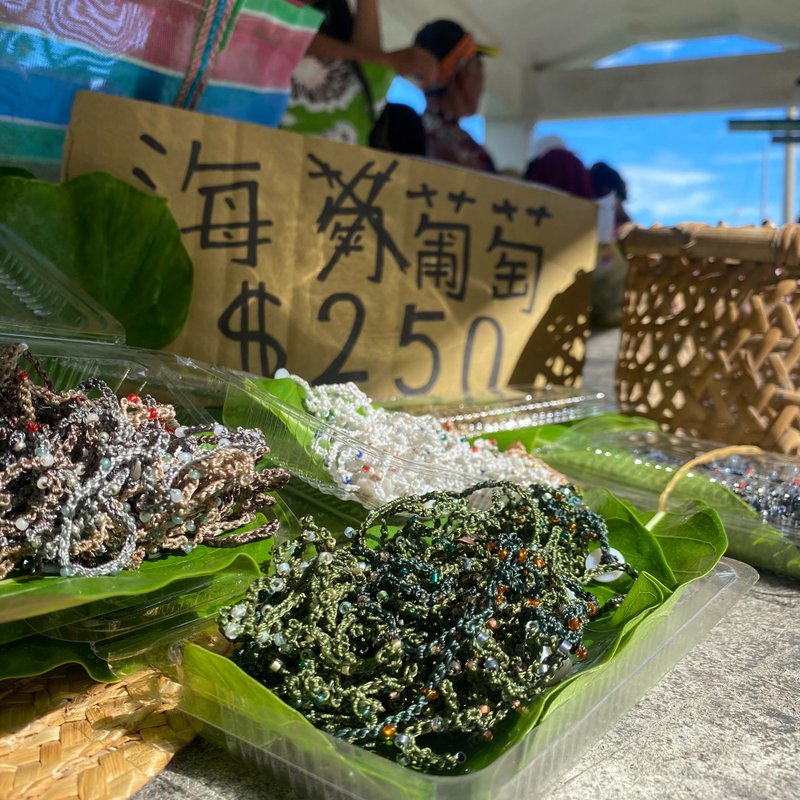 编织绳颈链 【海葡萄】 - 项链 - 其他材质 