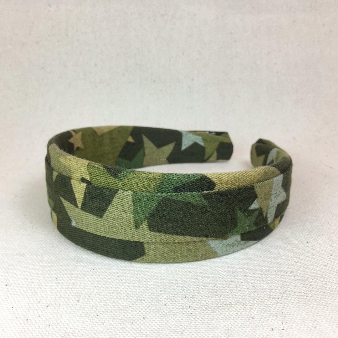 Mr.Tie 手工缝制包布发箍 Handmade Headbands 编号035 - 发饰 - 棉 绿色