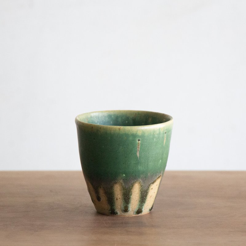 陶杯 翠绿２４ - 其他杯子 - 陶 绿色