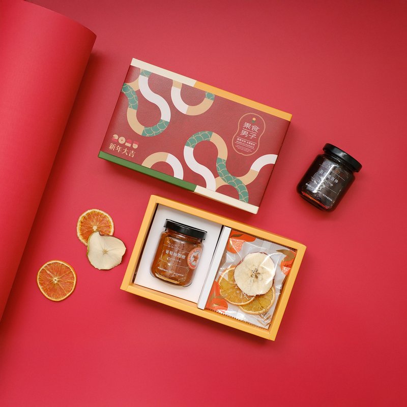 【包邮 88折】果酱 + 综合果干 春向礼盒 - 果酱/抹酱 - 新鲜食材 红色