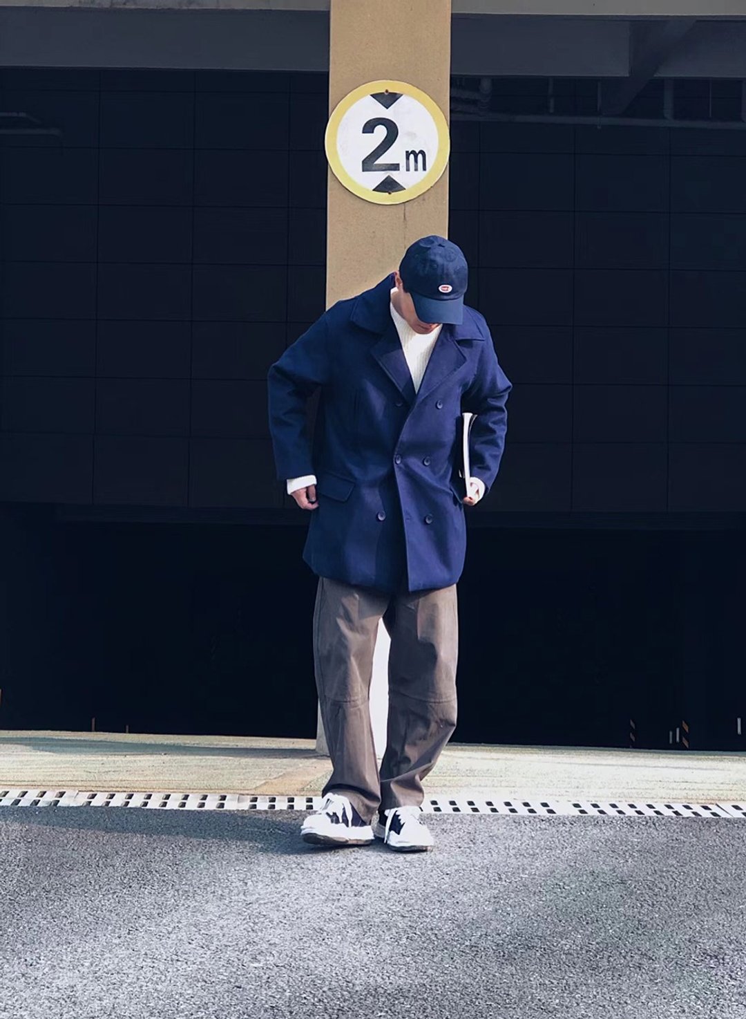 CITYBOY 复古宽松双排扣呢大衣 - 男装外套 - 其他材质 