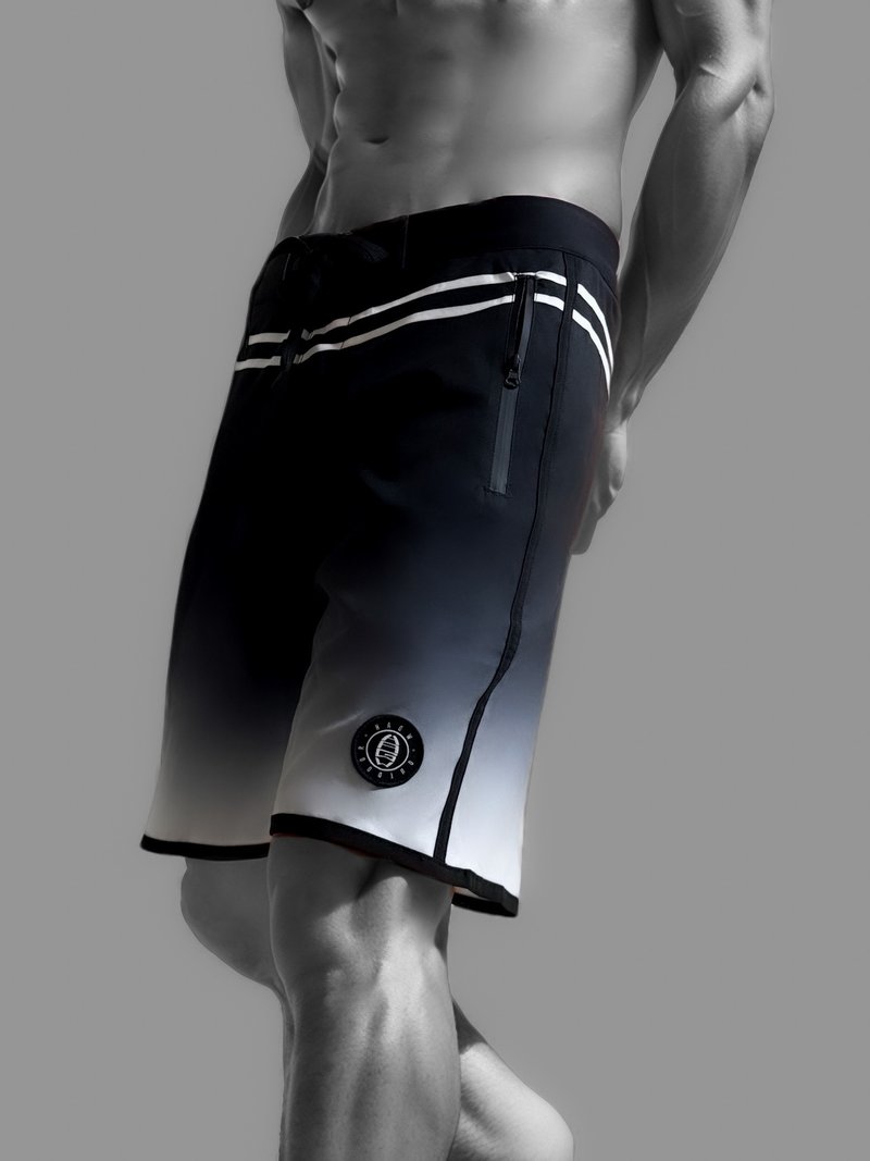 HAGWOUTDOOR No Bad Days-Board Short-冲浪裤-Black - 男装运动裤 - 其他材质 