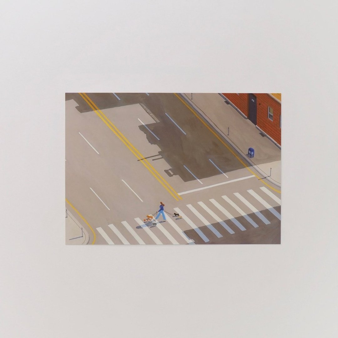 【艺术挂画】Seula Yi |  Dog-Walker - 海报/装饰画/版画 - 纸 