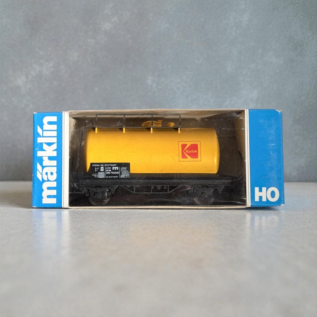 桑惠商号 1980s 美国柯达 Kodak ho系列小火车 (no2) - 摆饰 - 塑料 黄色