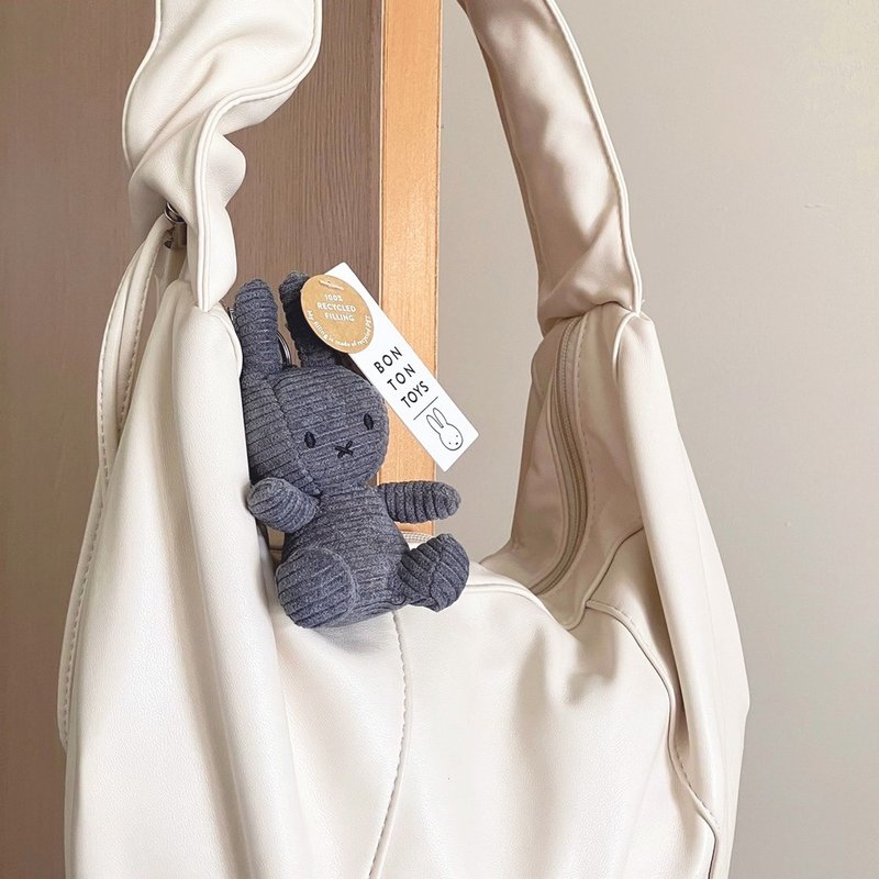 【Pinkoi 线下活动预购】Miffy 米菲兔ECO灯芯绒钥匙圈-10cm 两色 - 钥匙链/钥匙包 - 聚酯纤维 多色
