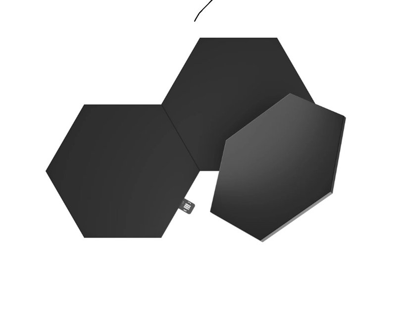 Nanoleaf Ultra Black Hexagons Expansion Pack 型格黑色六角形 - 灯具/灯饰 - 塑料 黑色