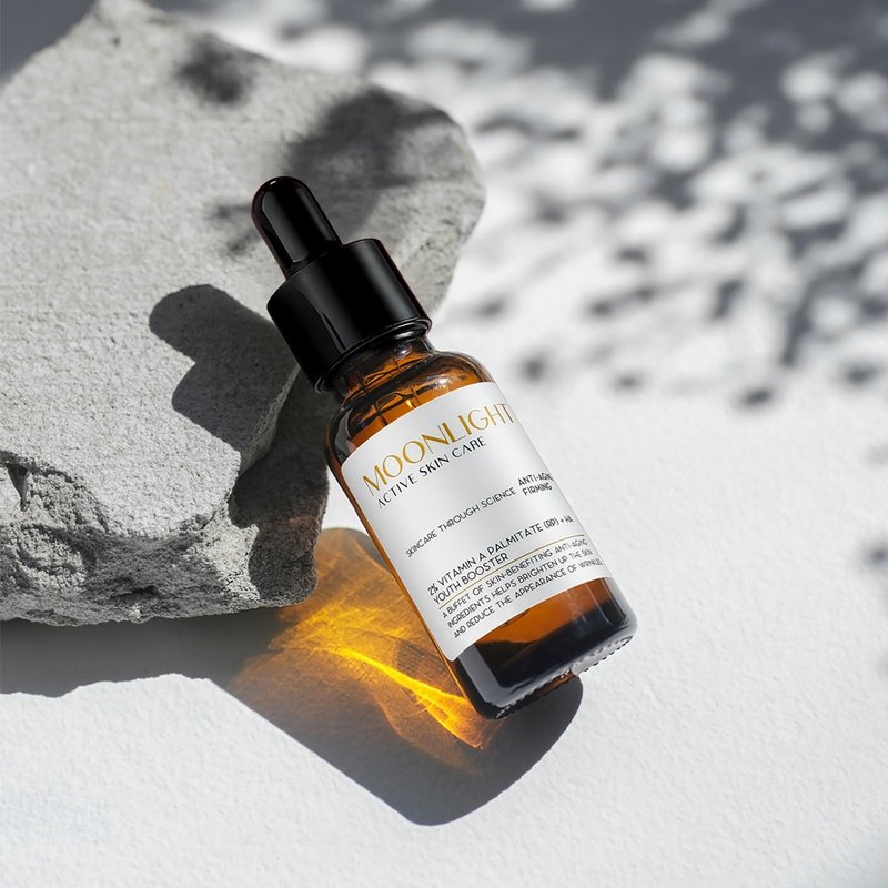 Moonlight 【紧致抗老】 2% 维生素A抗老紧致精华 30mL(第二代) - 精华液/安瓶 - 其他材质 金色