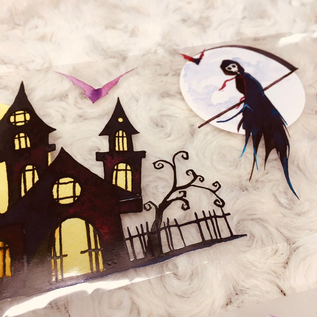 奇幻万圣节3　Fantasy Halloween 3　纸胶带 Masking Tape - 纸胶带 - 纸 多色