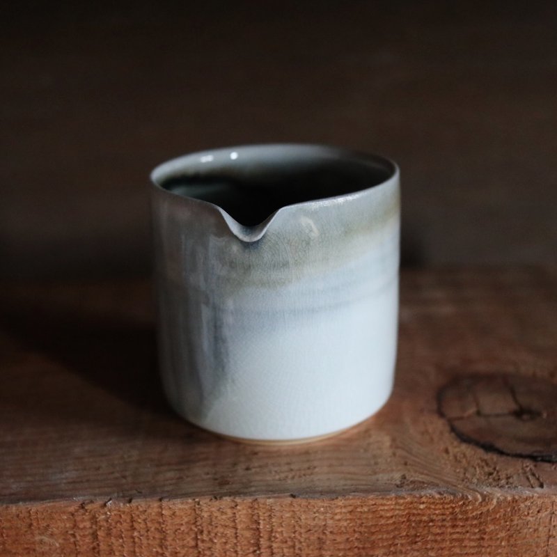 柴烧匀杯 150ml - 茶具/茶杯 - 瓷 白色