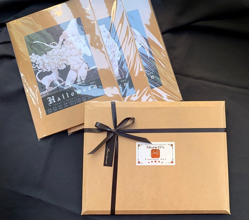 【着色本】万圣节系列A4成人着色卡 - 刊物/书籍 - 纸 白色