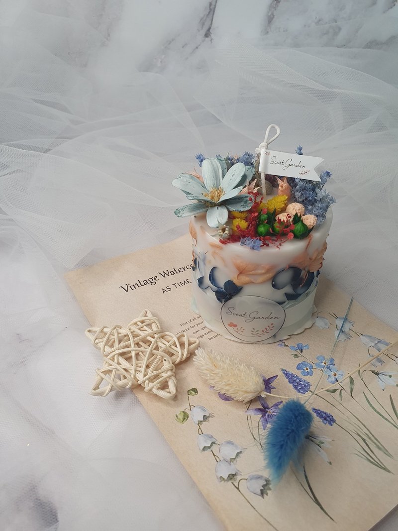 馨香花园香氛蜡烛 - 香薰/精油/线香 - 其他材质 