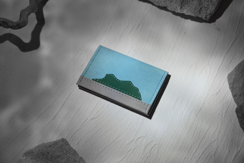 【环保永续】香港塞拉利昂 lionrock 系列 简约名片夹 - 名片夹/名片盒 - 纸 蓝色