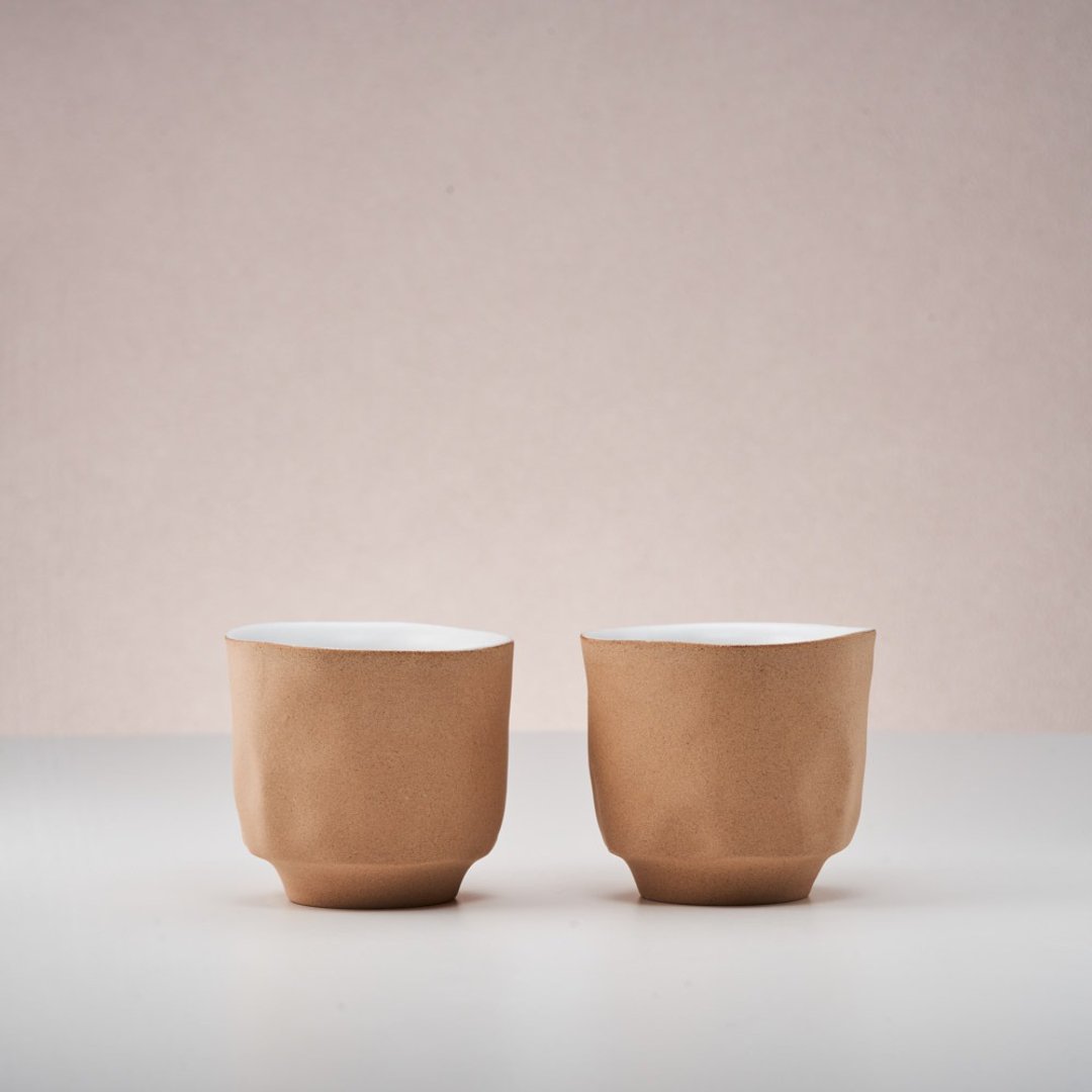 想。享 no.3│Thinking no.3 - 茶杯 对杯组 - 茶具/茶杯 - 陶 咖啡色