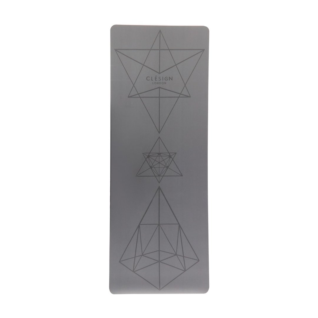 【Clesign】COCO Aurora Yoga Mat 瑜珈垫 4.5mm - Pure Gray - 瑜珈垫 - 其他材质 灰色