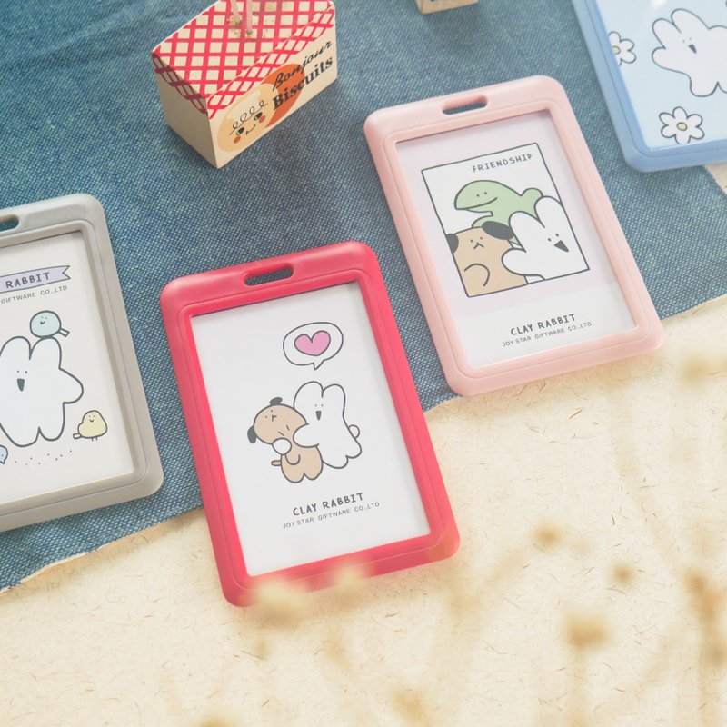 可莉兔 - 双面证件卡夹(直式)。JTE-109。原创插画 - 证件套/卡套 - 塑料 